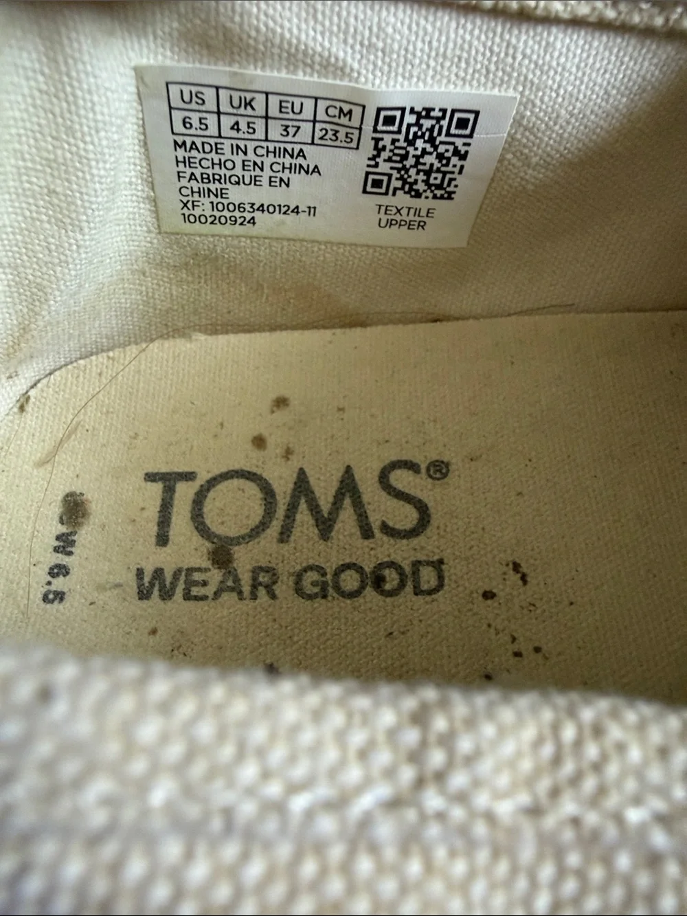 Toms classic slip